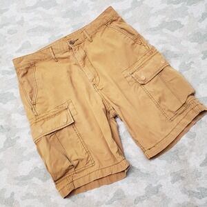Levi's Shorts Mens 33 Brown Cargo Pockets Bermuda